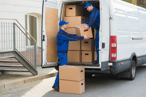 Furniture relocation using a removal van in Merton