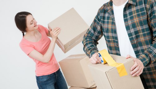 Professional removal services in Merton handling a home move