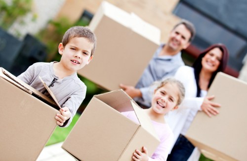 Carefully separated household recycling items ready for transfer
