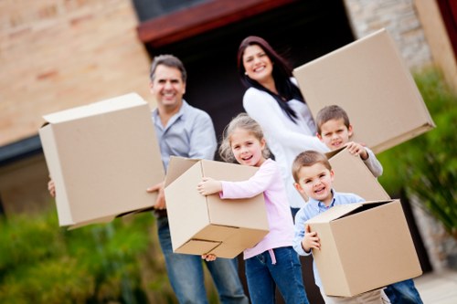 Local house removals in Merton with residential street access