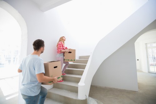 Office relocation transport with a removals van in Merton