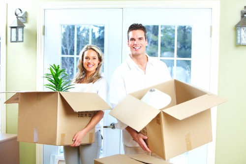 Storage boxes and moving supplies for a Merton removal service