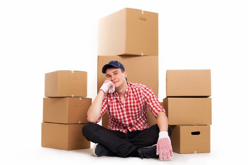 Organised storage space in Merton for boxes and furniture