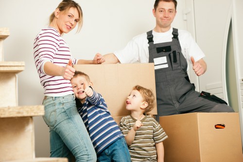 Local removal van service operating in Merton neighborhood